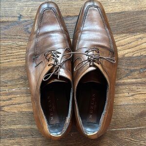 Mezlan Brown Leather Shoes Classic Sophistication
